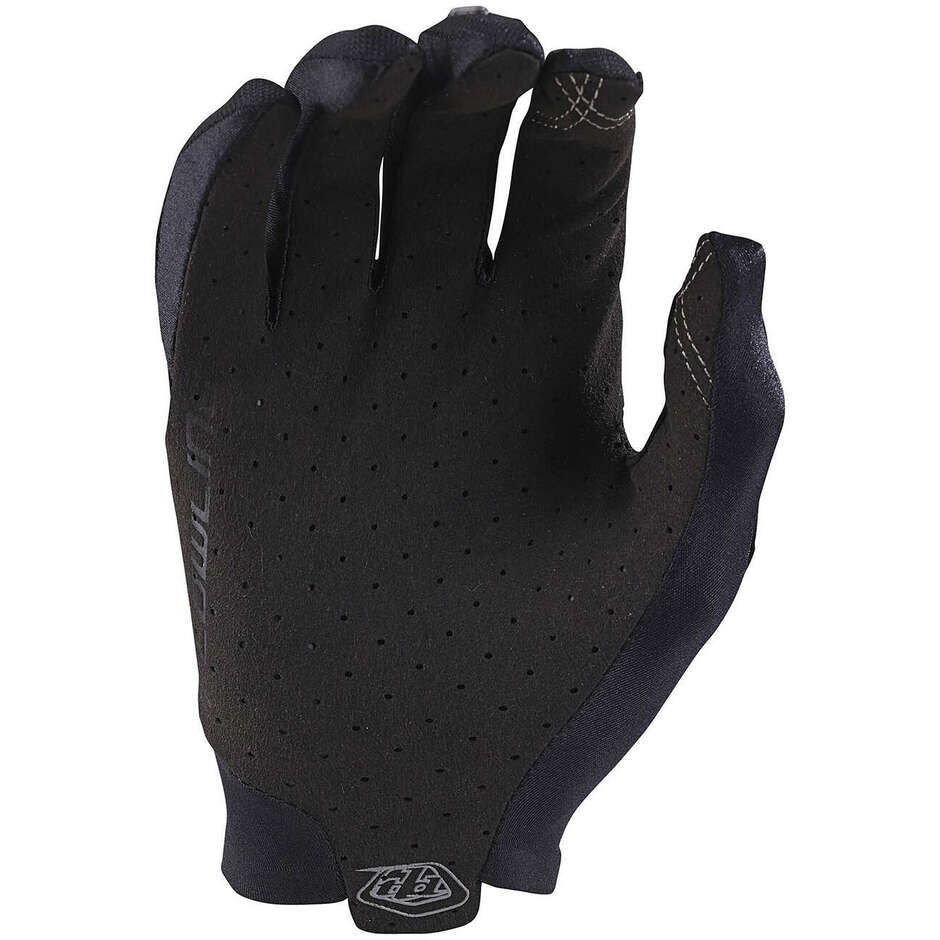 Troy Lee Design FLOWLINE GLOVE MONO Schwarze Fahrradhandschuhe