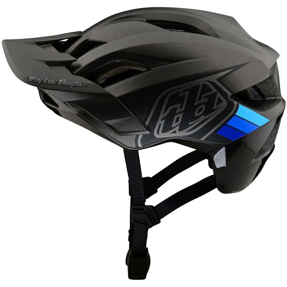 Troy Lee Design Flowline Se Badge Charcoal Gray MTB Helmet