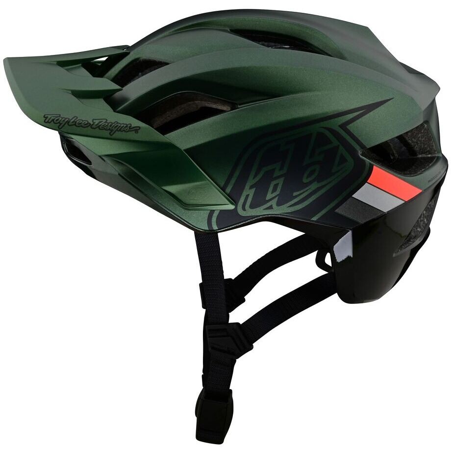 Troy Lee Design Flowline Se Pinstripe MTB Helmet Green