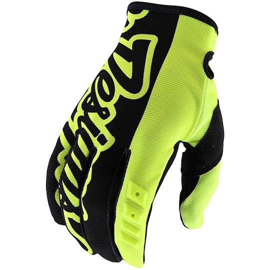 Troy Lee Design GP Cross Enduro Gloves GP Solid Yellow Fluo