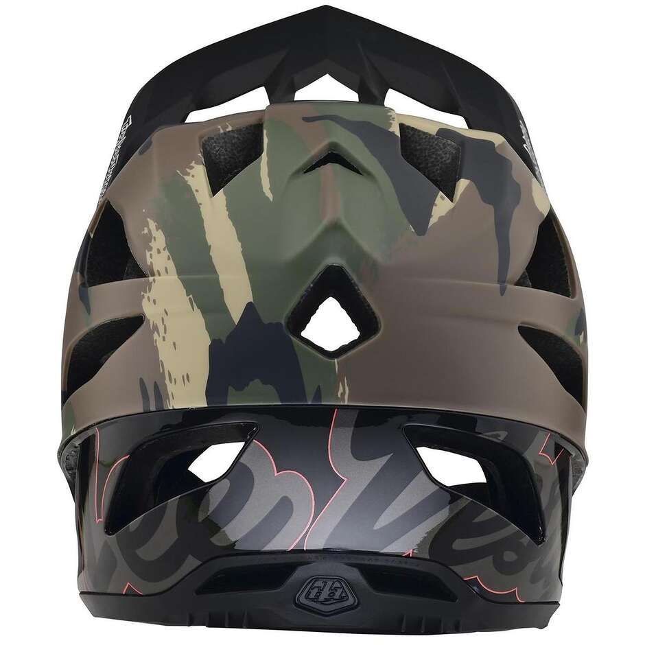 Troy Lee Design STAGE W MIPS SIGNATURE Camo ARMY Green Full Face Bike Helmet