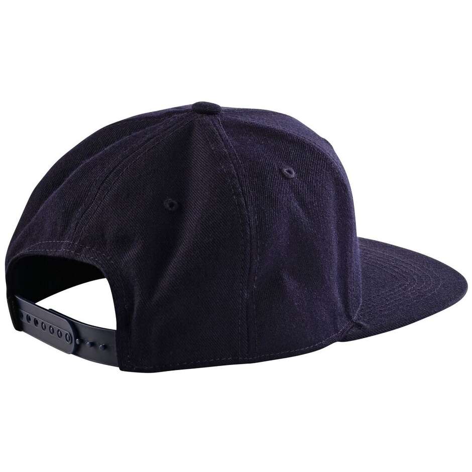 Troy Lee Designs 9FIFTY Snapback Cap SLICE Marineblau/Orange