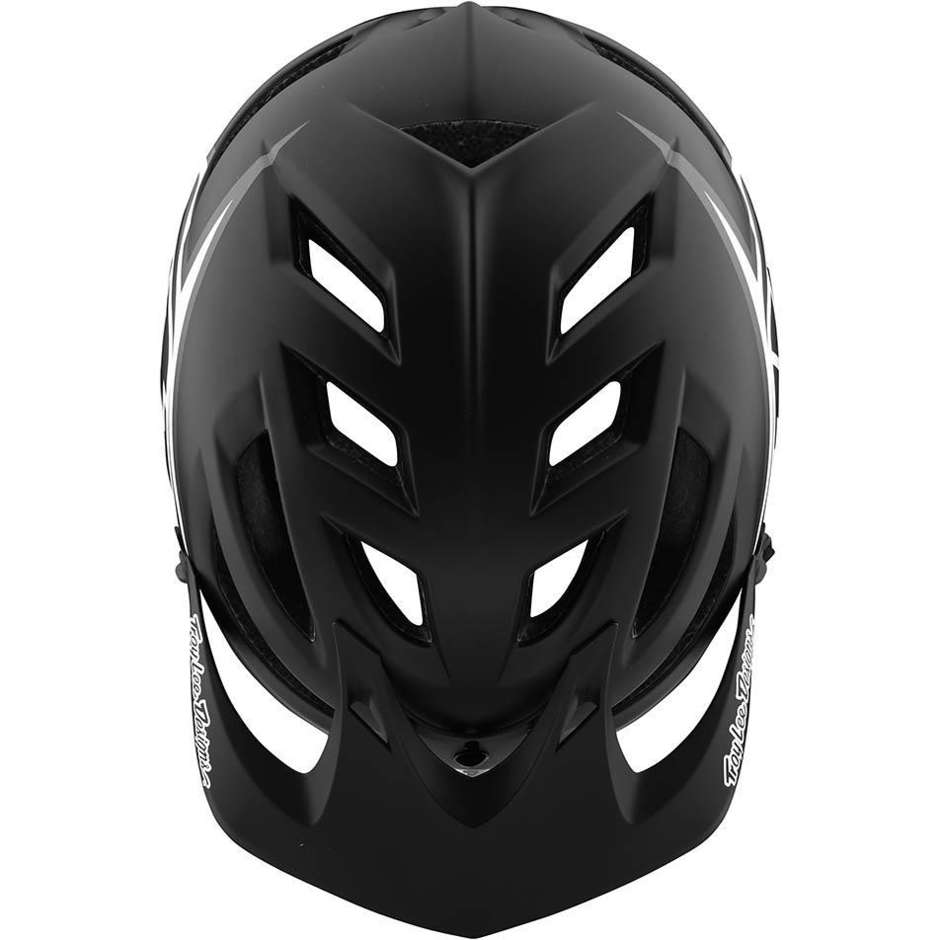 Troy Lee Designs A1 Bicycle Helmet with MIPS CLASSIC Black White