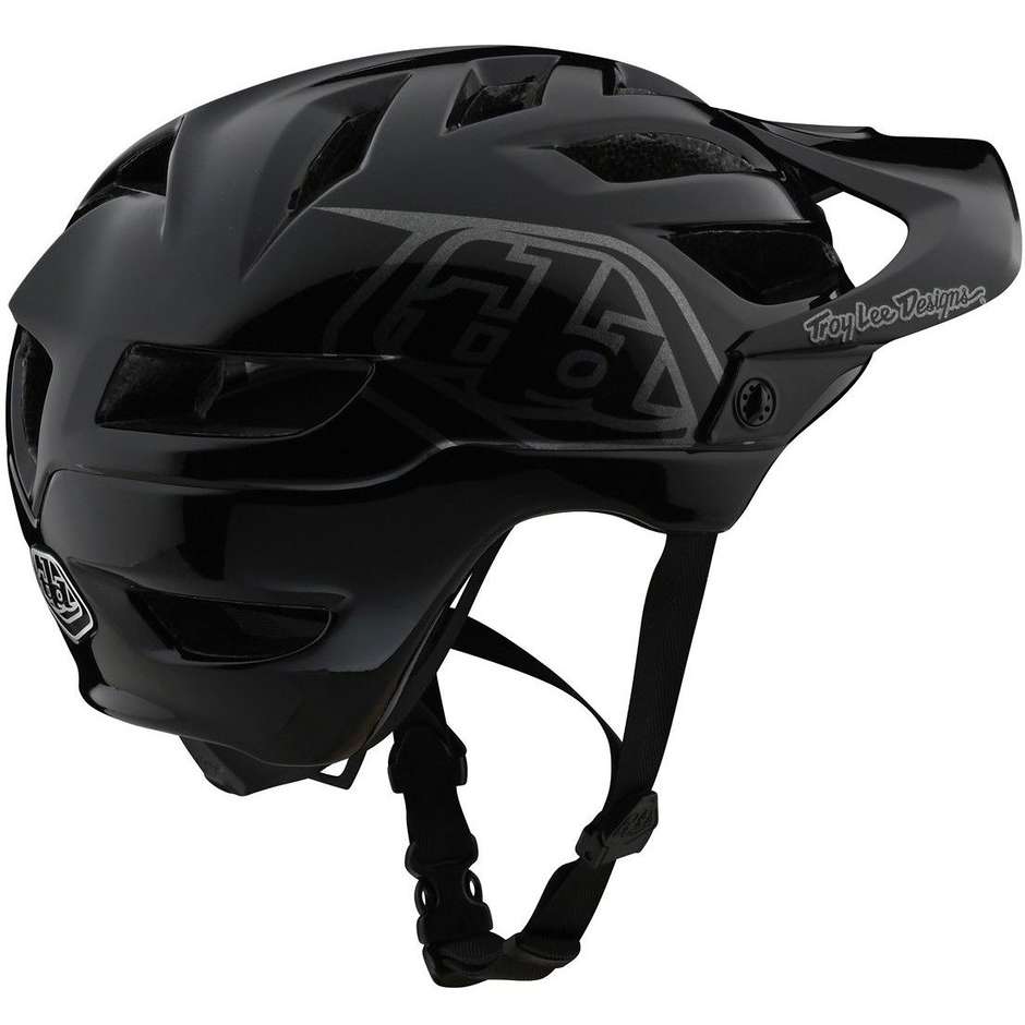 Troy Lee Designs A1 DRONE MTB Bike Helmet Black Silver