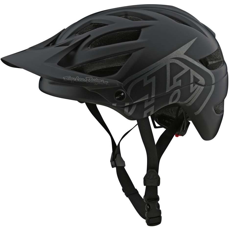 Troy Lee Designs A1 Youth Bike Helmet with MIPS CLASSIC Black