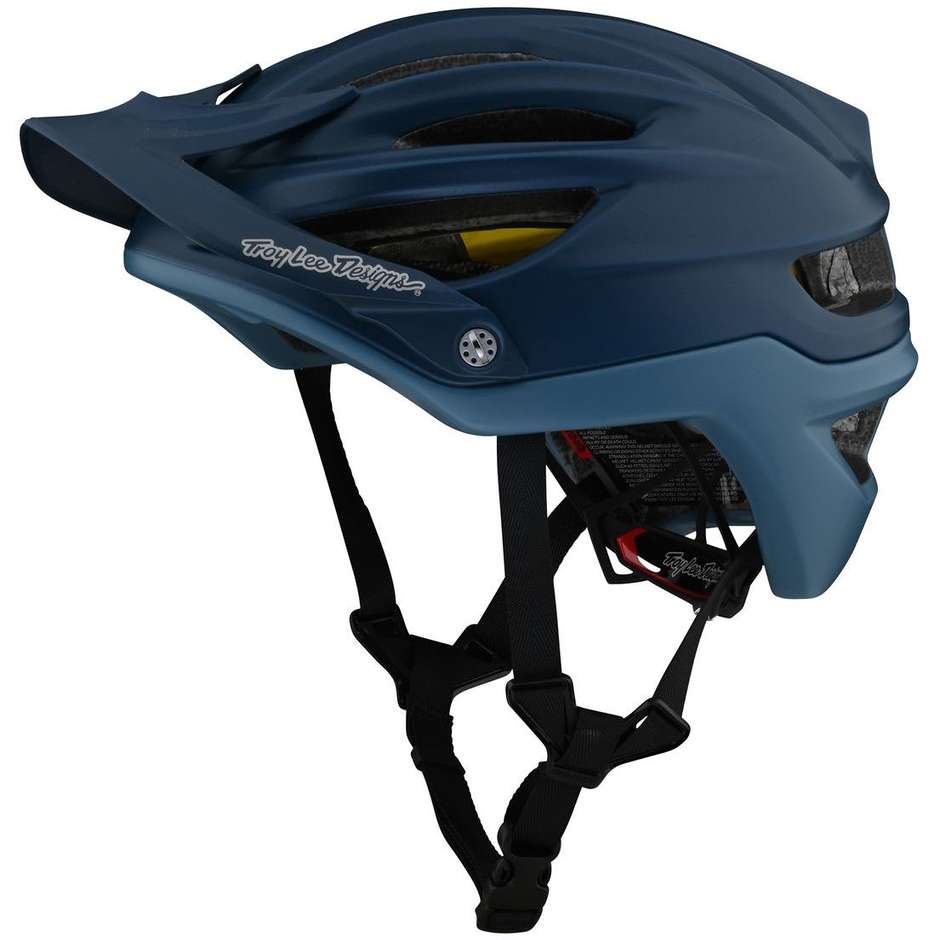 Troy Lee Designs A2 DECOY SMOKEY MTB Bike Helmet Blue