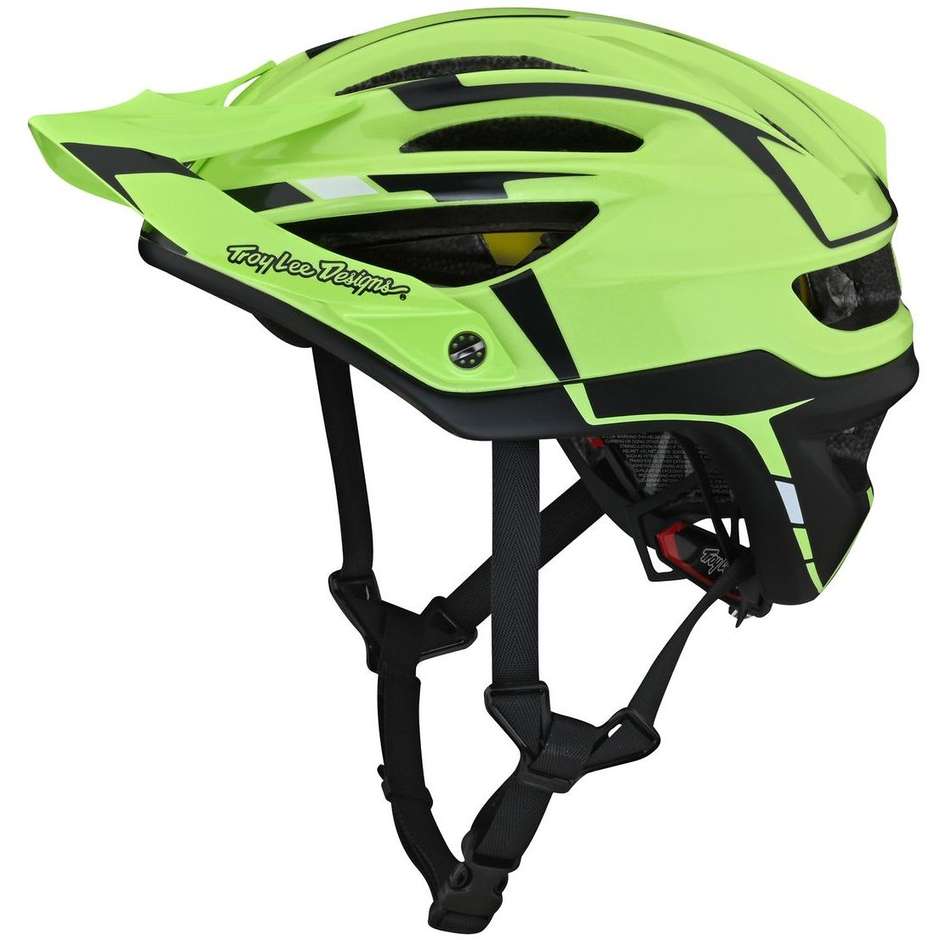 Troy Lee Designs A2 SLIVER Green Gray MTB Bicycle Helmet