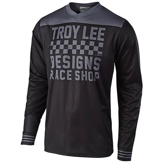 Troy Lee Designs Cross Enduro Moto Jersey GP RACE SHOP Noir