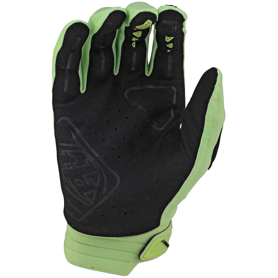 Troy Lee Designs Cross Enduro Motorcycle Gloves GAMBIT Green Fluo