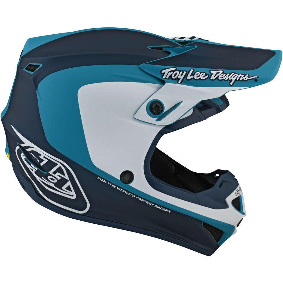 Troy Lee Designs Cross Enduro Motorcycle Helmet SE4 CORSA MARINE