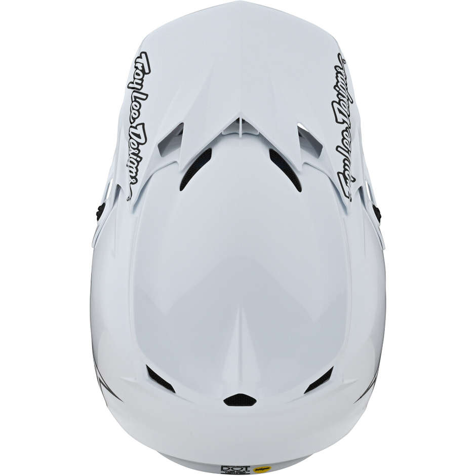 Troy Lee Designs Cross Enduro Motorcycle Helmet SE4 MONO White