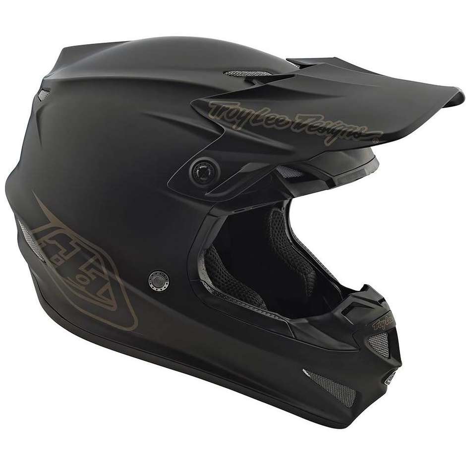 Troy Lee Designs Cross Enduro Motorcycle Kid Helmet GP HELMET MONO Black