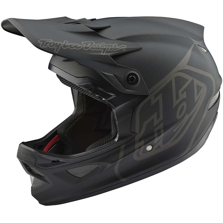 Troy Lee Designs D3 MONO MTB Fiber Helmet Black