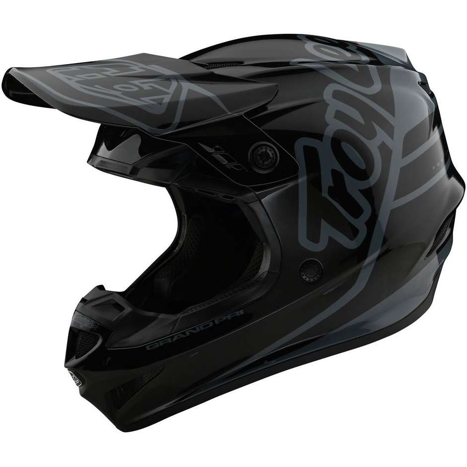 Troy Lee Designs GP HELMET SILHOUETTE Child Cross Enduro Motorcycle Helmet Black Gray