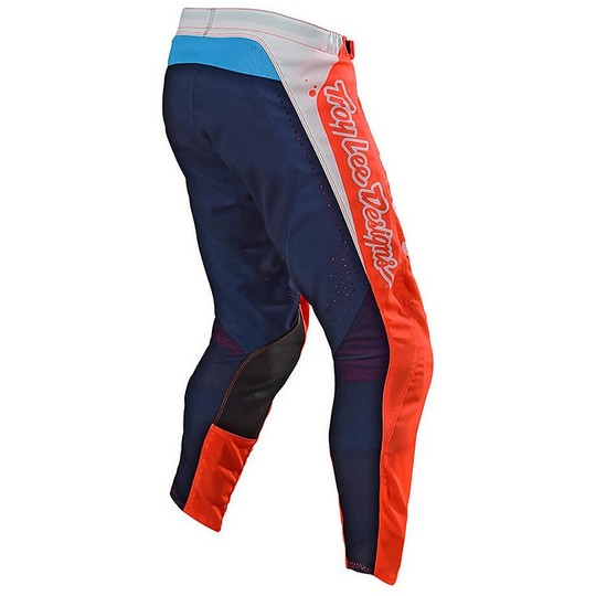 Troy Lee Designs SE Pro NEPTUNE Pantalon Cross Enduro Marine Orange