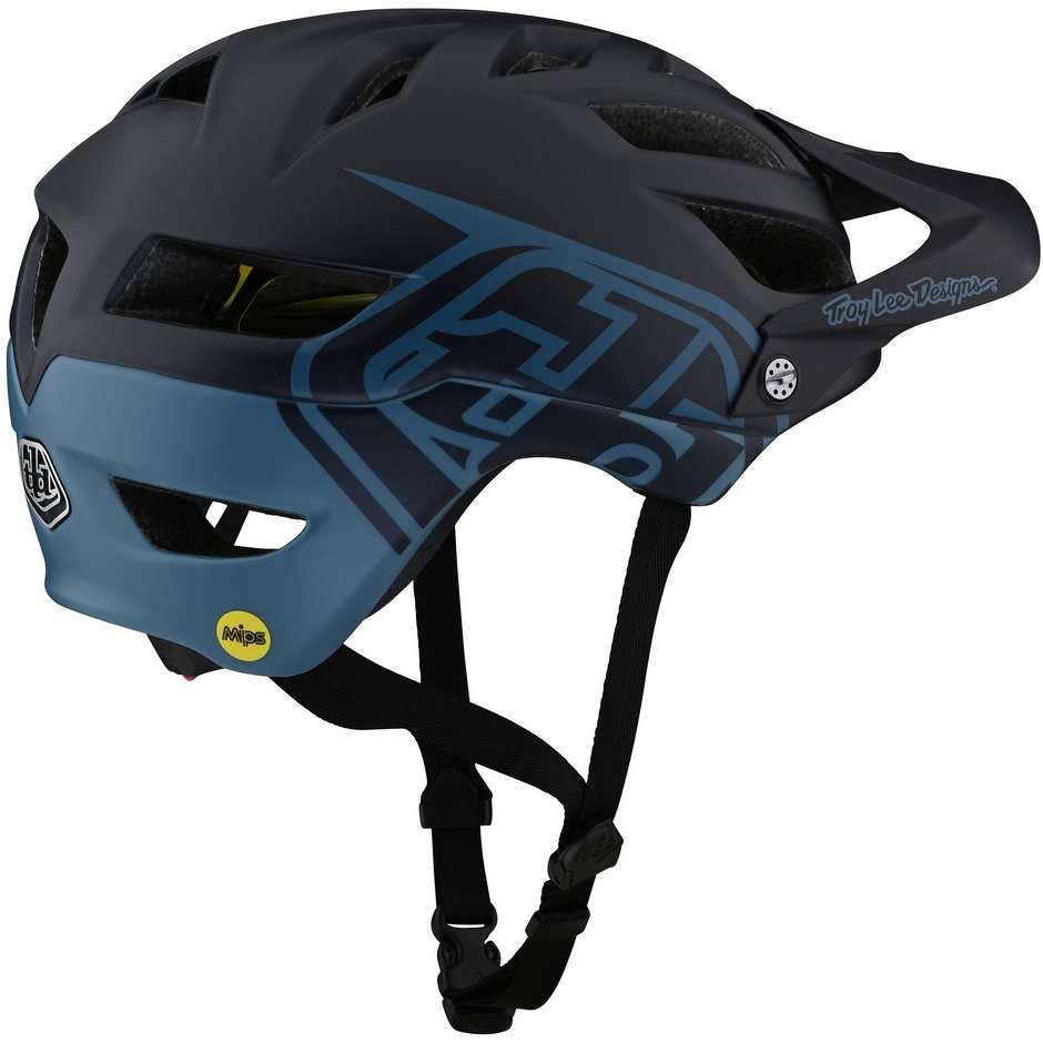 Troy Lee entwirft A1 Fahrradhelm mit MIPS CLASSIC Navy