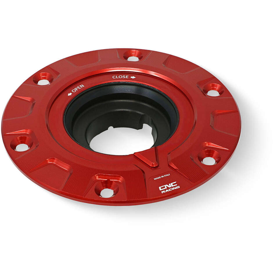 TSB15 Tankdeckel - Gear Flange CNC Racing Rot