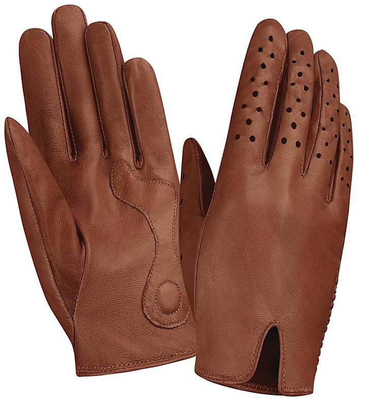 Tucano Milady Snow White Leather Motorcycle Gloves For