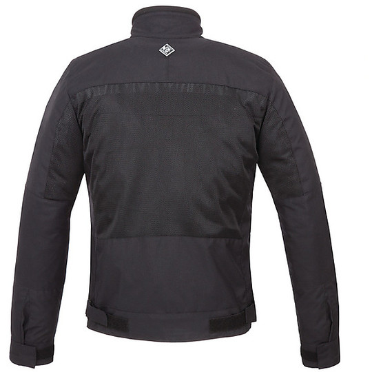 Tucano Urbano 8127mf150 NETWORK Black Perforated Motorcycle Jacket In Summer Fabric