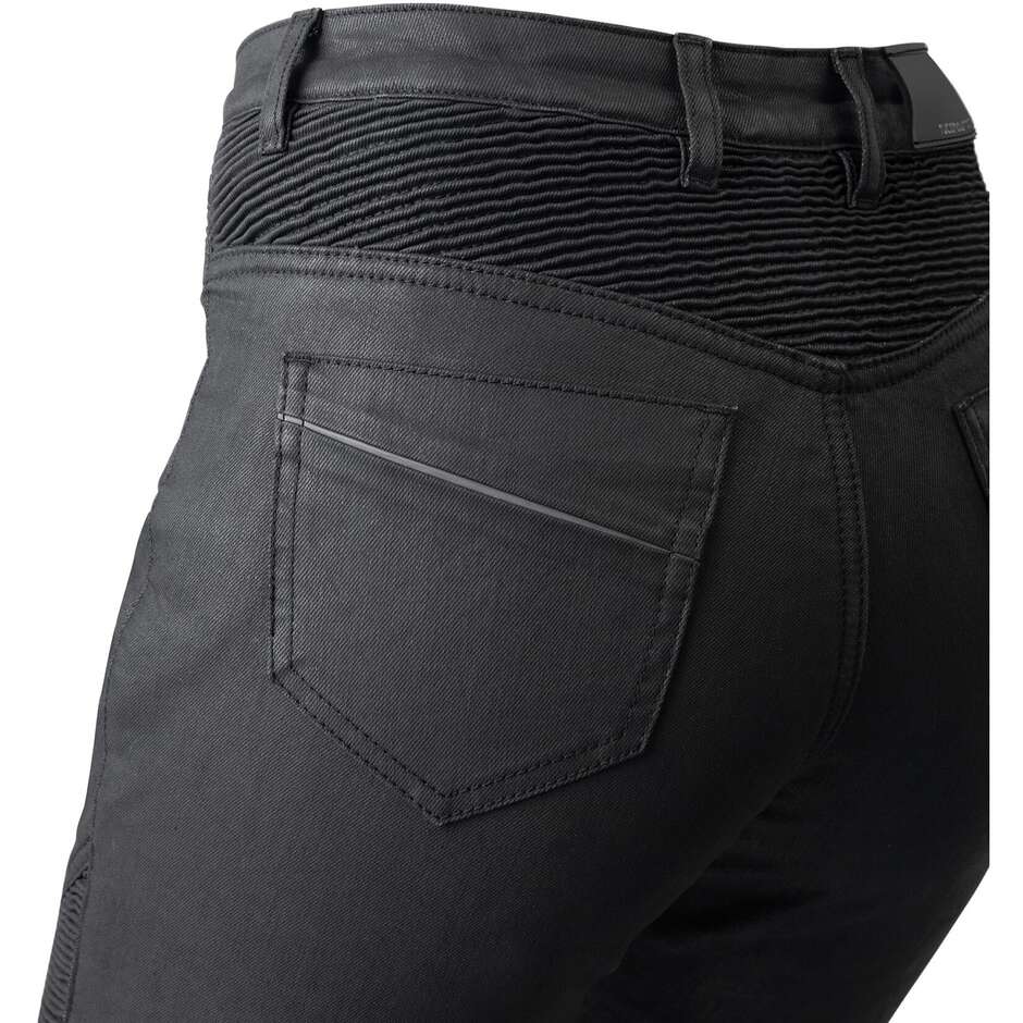 Tucano Urbano 8289WF559 ELETTRA Black Motorcycle Jeans