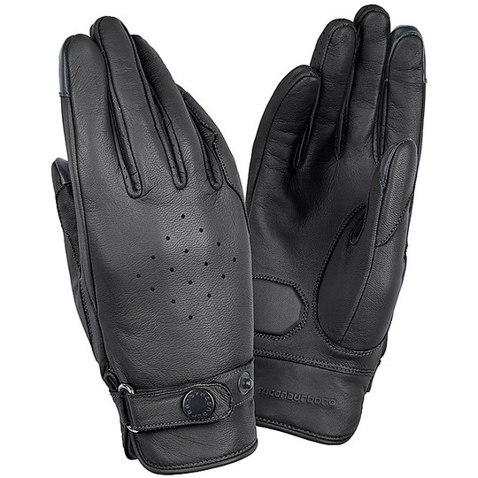 Tucano Urbano 9951W BOB SKIN Lady Black Leather Motorcycle Gloves