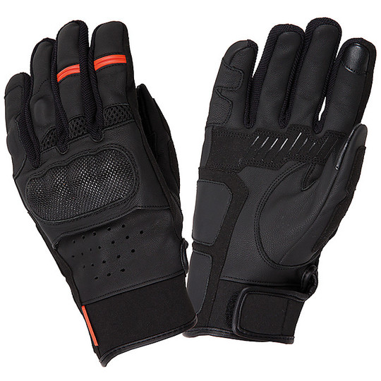 Tucano Urbano 9952M MRK Black Leather Motorcycle Gloves