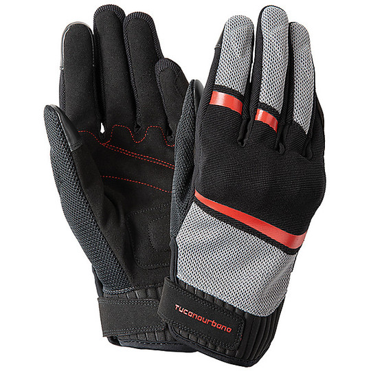 Tucano Urbano 9962HM Motorcycle Gloves Black Red Pen