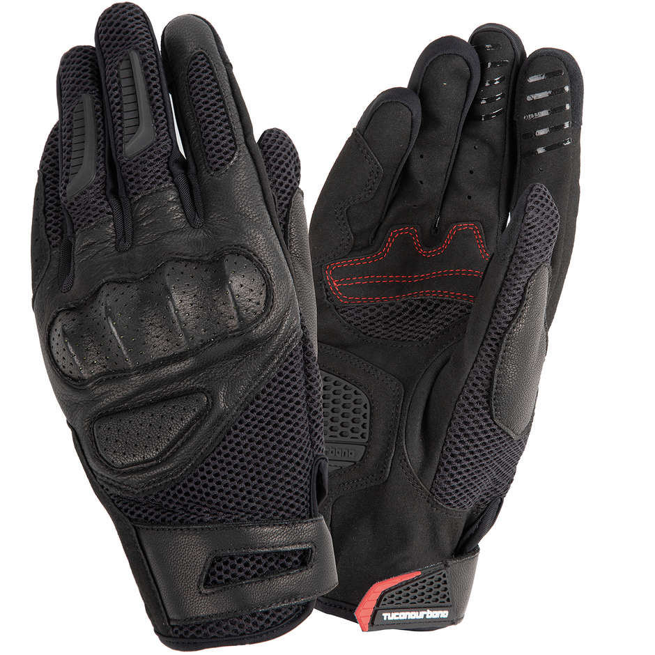 Tucano Urbano 9974HM MRK2 Black Fabric Motorcycle Gloves