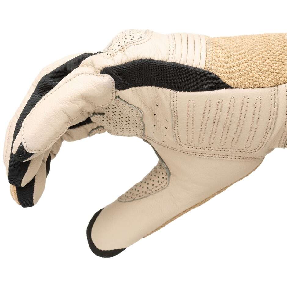 Tucano Urbano ANDREW CE Leder Motorradhandschuhe Sand