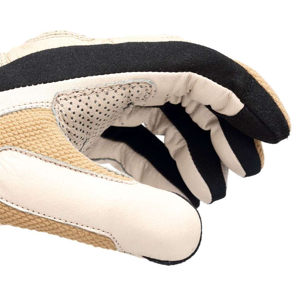 Tucano Urbano ANDREW CE Leder Motorradhandschuhe Sand