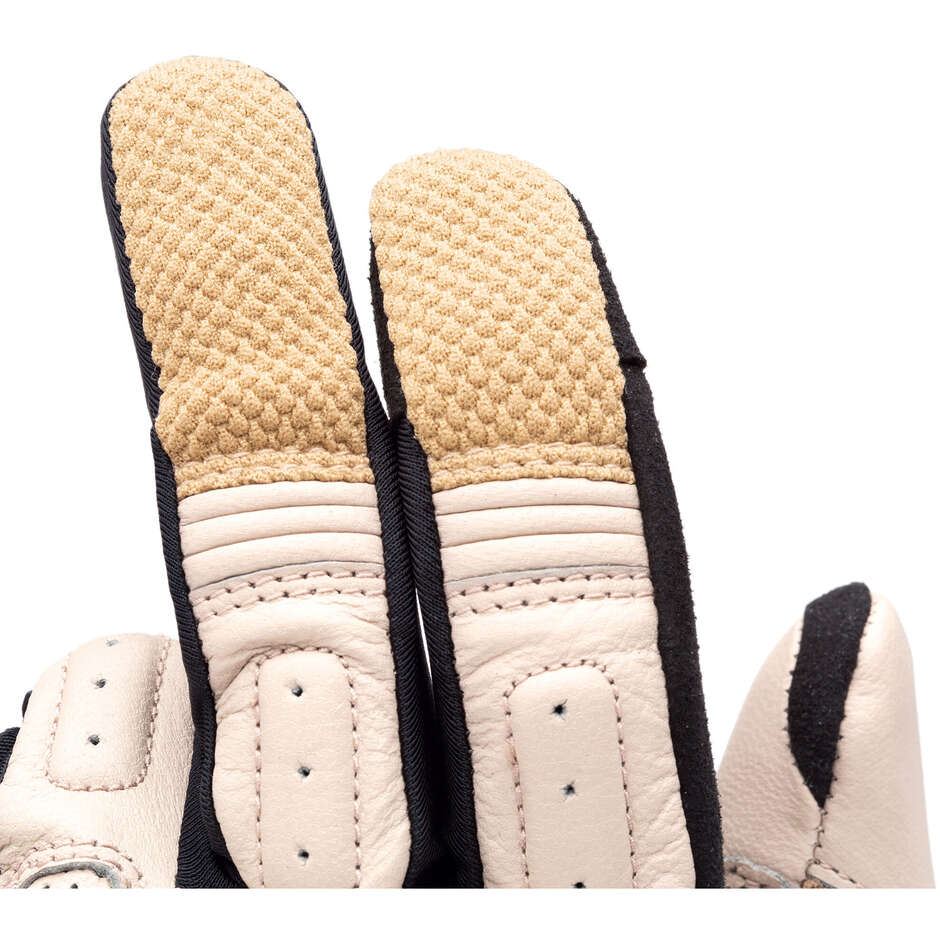 Tucano Urbano ANDREW CE Leder Motorradhandschuhe Sand