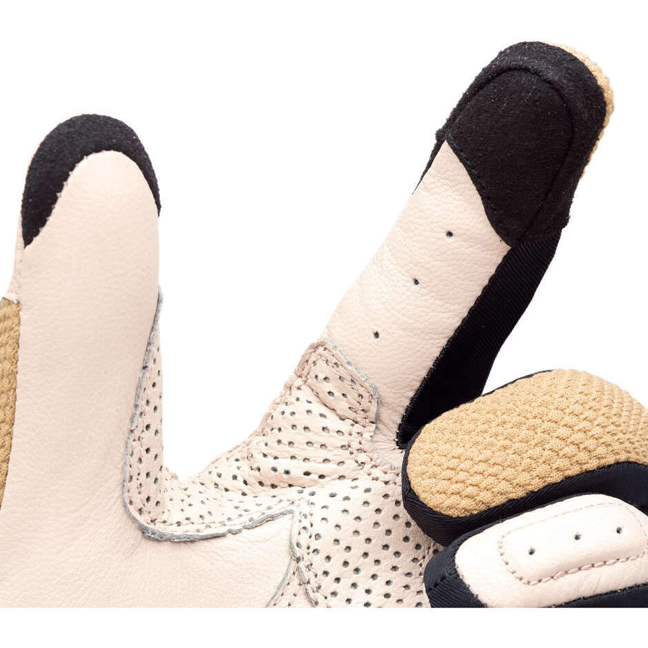 Tucano Urbano ANDREW CE Leder Motorradhandschuhe Sand