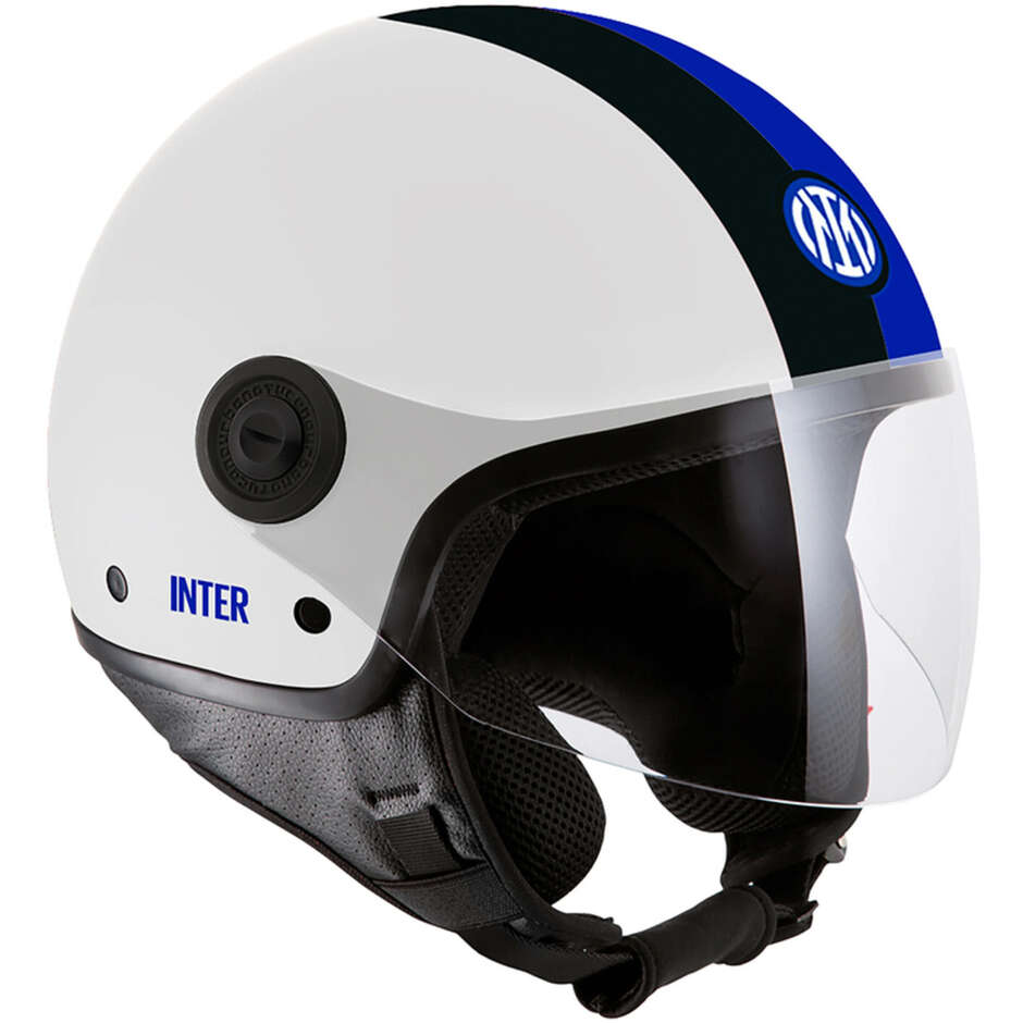 Tucano Urbano C1000INT EL'JETTIN 6.0 INTER Interista Motorradhelm, glänzend weiß