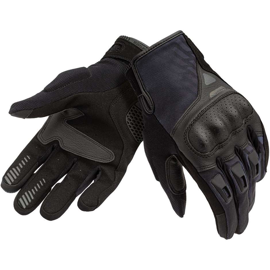 Tucano Urbano Fabric Motorcycle Gloves STACCA Black Black