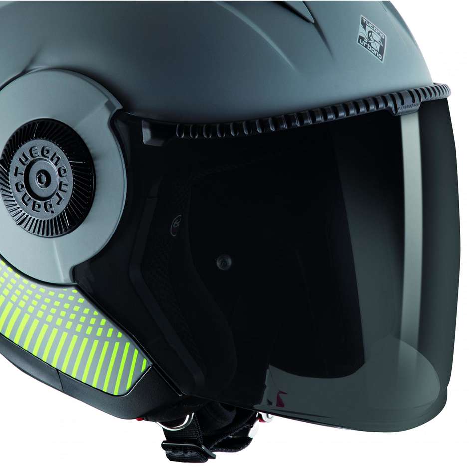Tucano Urbano Helmvisiere Langes dunkles Visier für El'Tange Helm Dark Smoke
