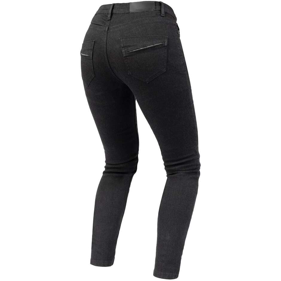 Tucano Urbano Jean moto femme 8288WF562 LEVANTE noir