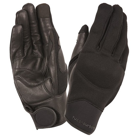 Tucano Urbano Leather Gloves NEW CALAMARO 9963HM Black