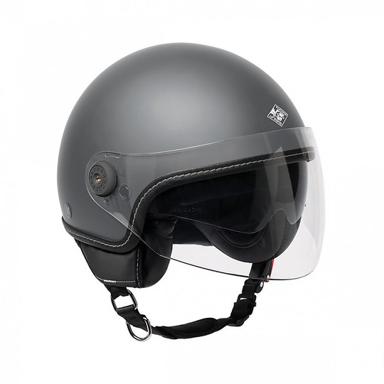 Tucano Urbano Moto Jet Helmet EL'METTIN Opaque Gray Double Visor