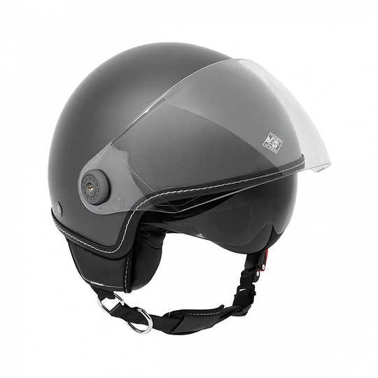 Tucano Urbano Moto Jet Helmet EL'METTIN Opaque Gray Double Visor