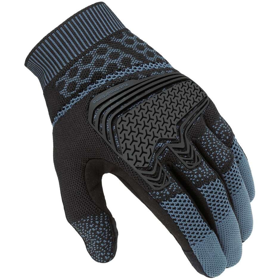 Tucano Urbano Motorcycle Gloves 9147HU SUPERMANO Black Light Blue