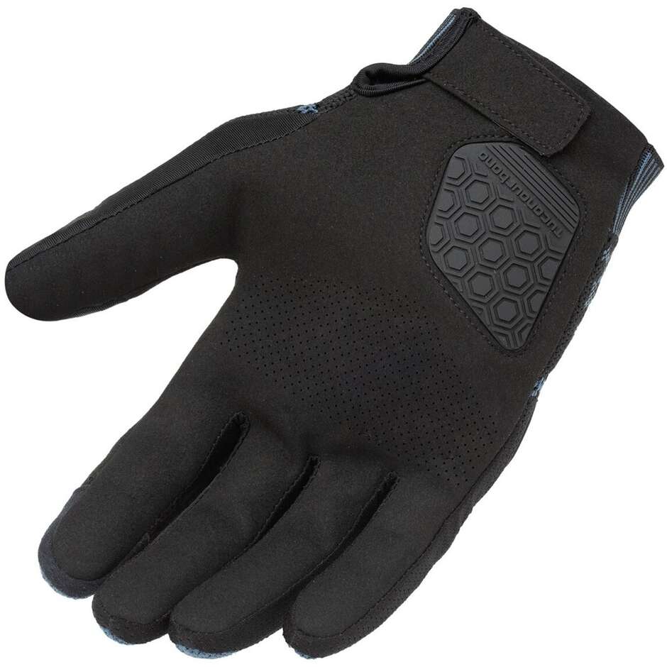 Tucano Urbano Motorcycle Gloves 9147HU SUPERMANO Black Light Blue