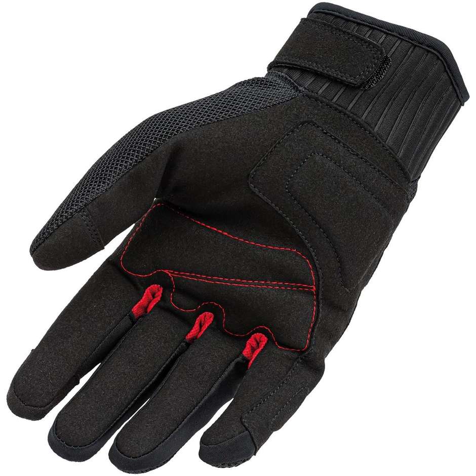 Tucano Urbano Motorcycle Gloves PEN MESH Black Red