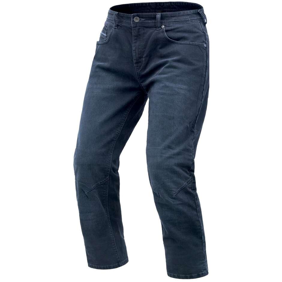 Tucano Urbano Motorcycle Jeans 8294MF468 ZENO SHORT Dark Blue