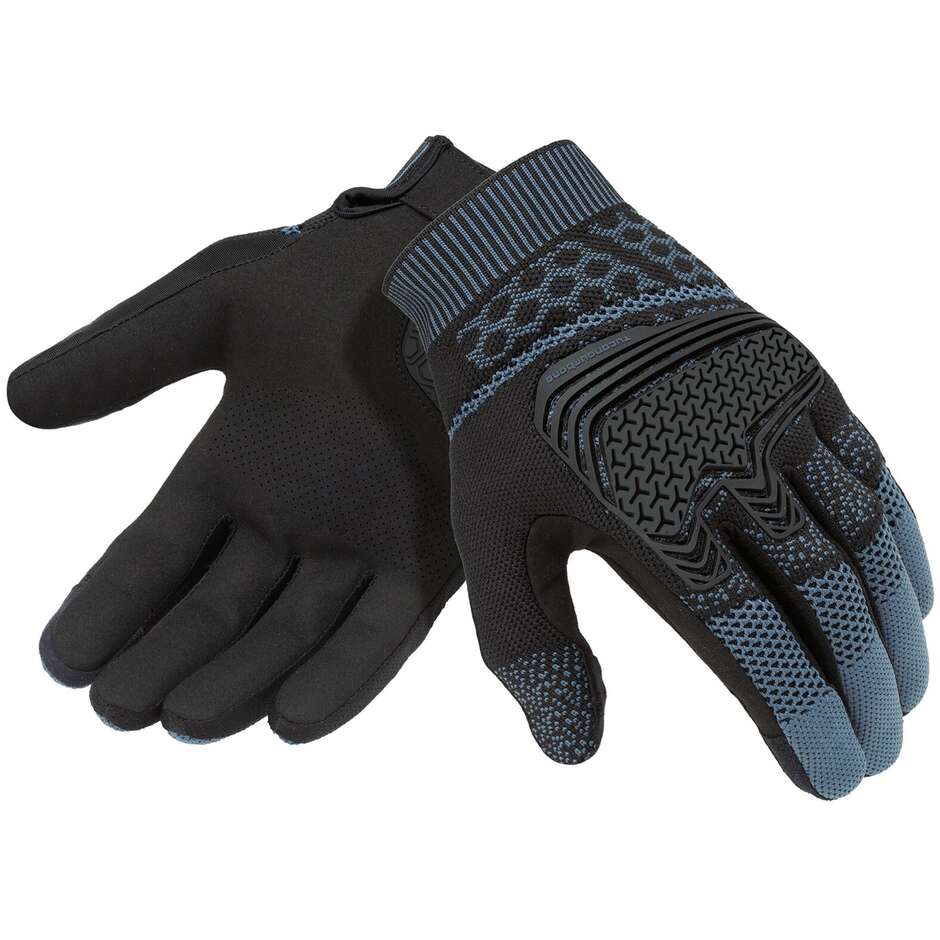 Tucano Urbano Motorradhandschuhe 9147HU SUPERMANO Schwarz Hellblau