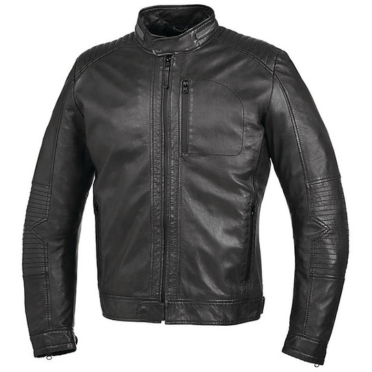 Tucano Urbano PEL Black Custom Leather Motorcycle Jacket For Sale ...