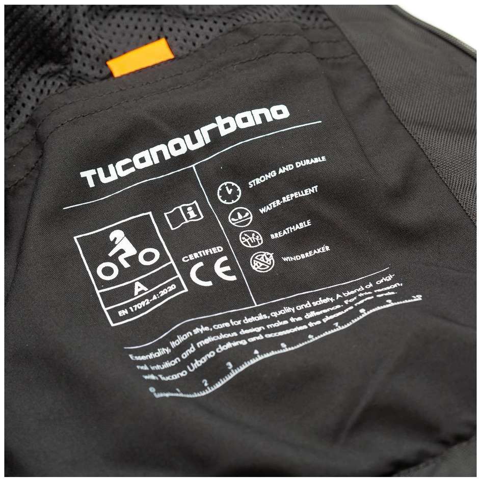 Tucano Urbano Perforated Motorcycle Jacket NETWORK LADY 3G Black Black
