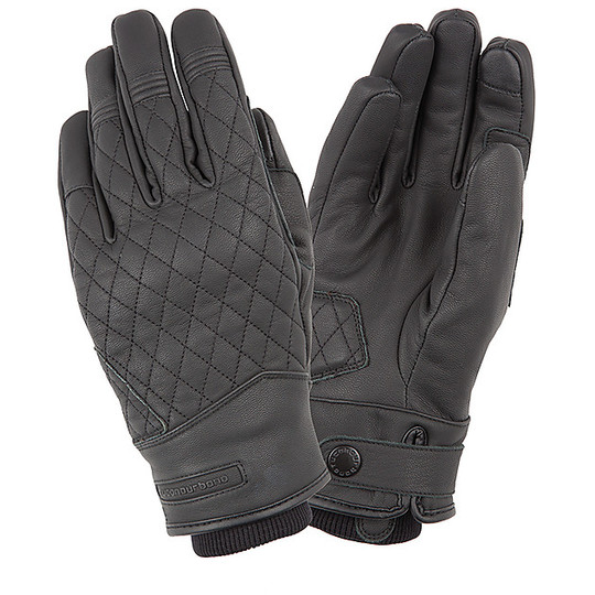 Tucano Urbano STEVE 9957HM Black Leather Motorcycle Gloves