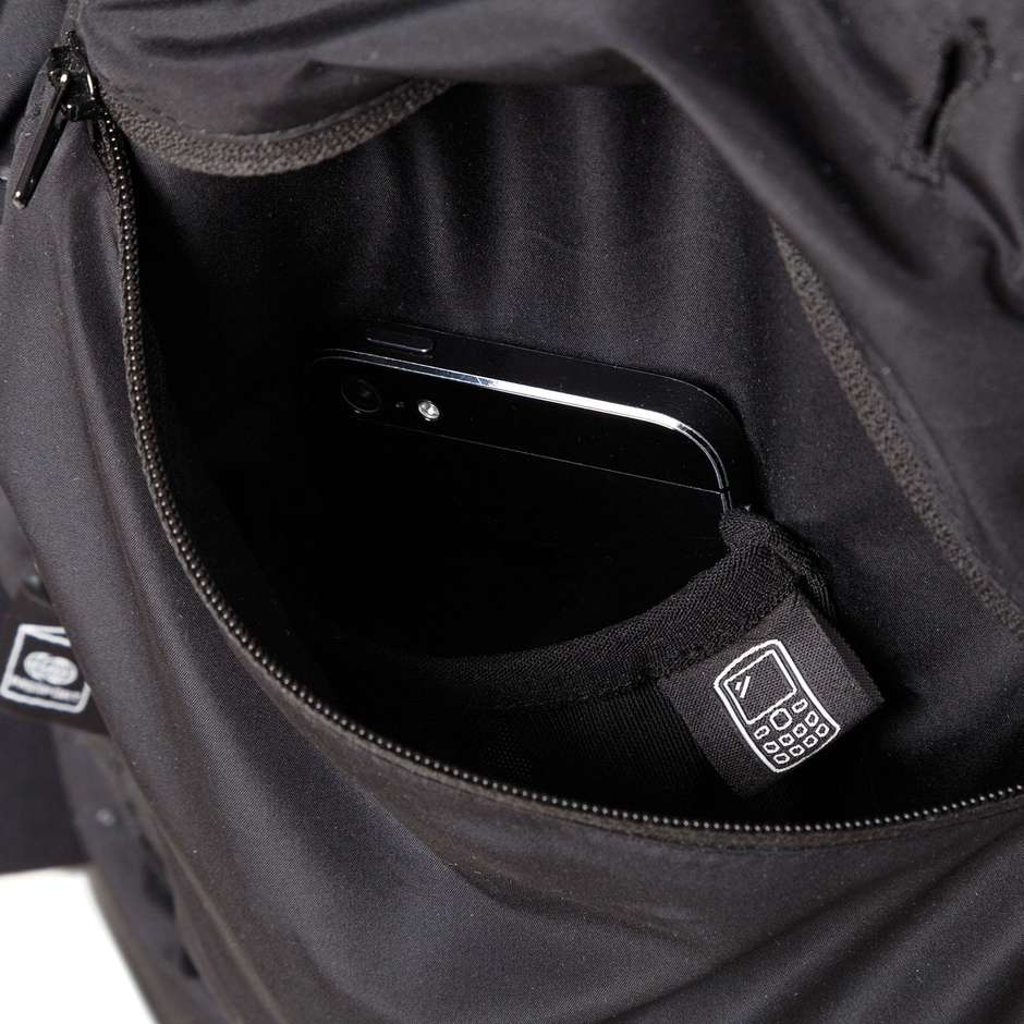 Tucano Urbano Wasserdichte Jacke Touring Hermes Schwarz