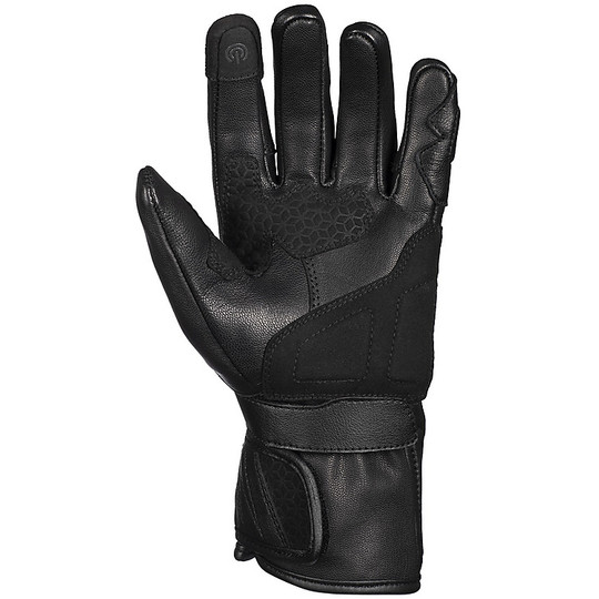 Turismo Ixs Tour TIGA 2.0 Leather Motorcycle Gloves Black