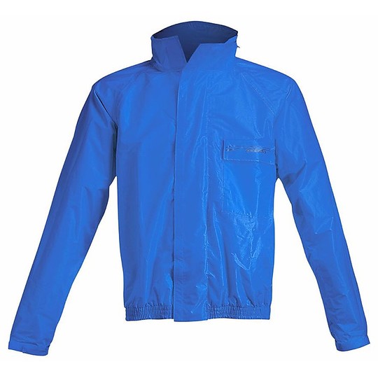 Tuta Antipioggia Divisibile Giacca Giallo Fluo Acerbis Rain Suit Logo Blu